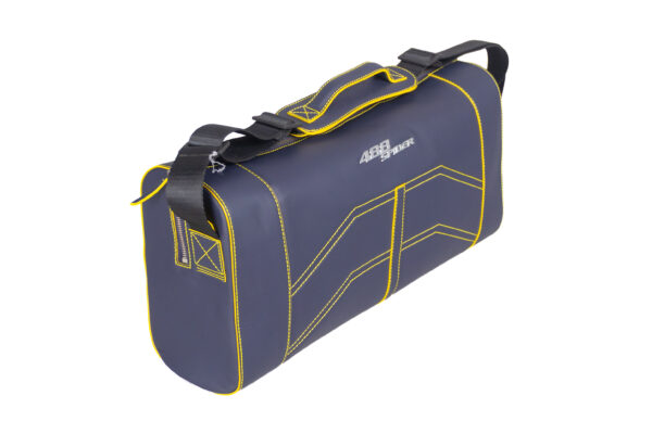 2015-2020 Ferrari 488 Spider 3-Piece Blue Yellow Stitching Schedoni Luggage Set