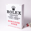 1960-80’s Rolex Submariner Serviced Here Old Bond St Illuminated Sign