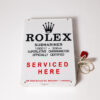 1960-80’s Rolex Submariner Serviced Here Old Bond St Illuminated Sign