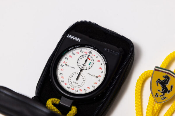 1980-90 Ferrari Seiko Quartz Stopwatch Scudetto Lanyard 308 328 TR