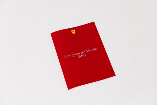2001 Ferrari F1 Steering Wheel 1:1 Scale Trophy Michael Schumacher Luca De Montezemolo Letter