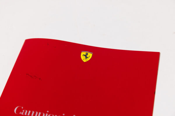2001 Ferrari F1 Steering Wheel 1:1 Scale Trophy Michael Schumacher Luca De Montezemolo Letter