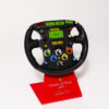 2001 Ferrari F1 Steering Wheel 1:1 Scale Trophy Michael Schumacher Luca De Montezemolo Letter