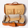 1992-97 Ferrari 456 GT Schedoni Tan Leather Suitcase with Front Pocket