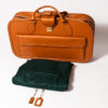 1992-97 Ferrari 456 GT Schedoni Tan Leather Suitcase with Front Pocket