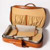 1992-97 Ferrari 456 GT Schedoni Tan Leather Suitcase with Front Pocket