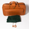 1992-97 Ferrari 456 GT Schedoni Tan Leather Suitcase with Front Pocket