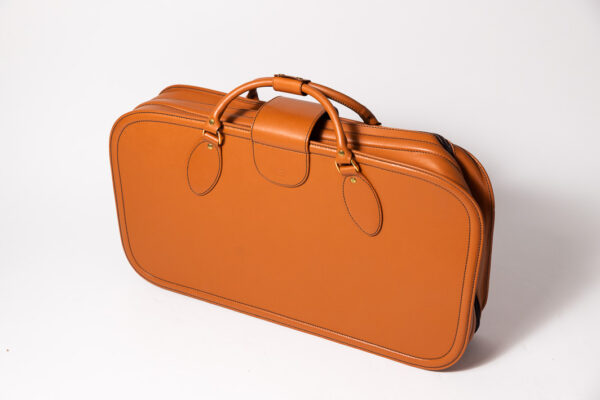 1992-97 Ferrari 456 GT Schedoni Tan Leather Suitcase with Front Pocket