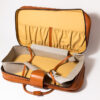1992-97 Ferrari 456 GT Schedoni Tan Leather Suitcase with Front Pocket