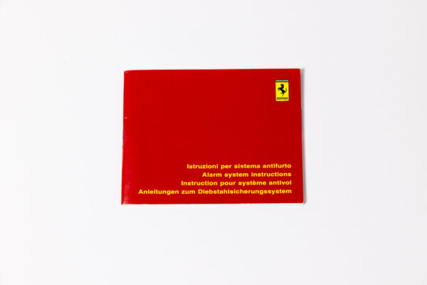 1994-99 Ferrari 355 Complete Schedoni Owner's Manual Handbook Set