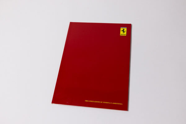 1994-99 Ferrari 355 Complete Schedoni Owner's Manual Handbook Set