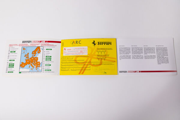 1994-99 Ferrari 355 Complete Schedoni Owner's Manual Handbook Set