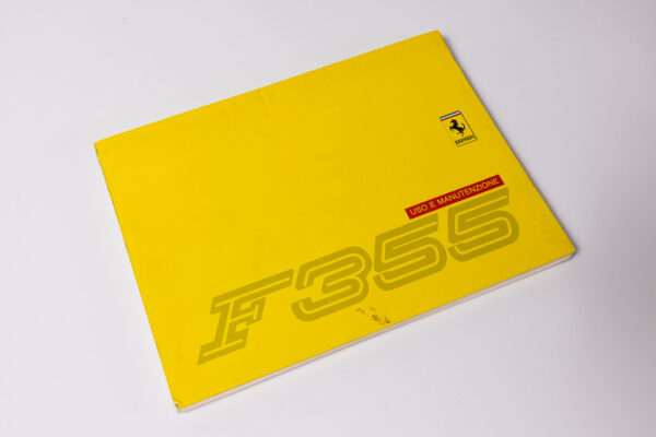1994-99 Ferrari 355 Complete Schedoni Owner's Manual Handbook Set