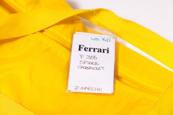 1995-99 Ferrari F355 Spider OEM Yellow Indoor Satin Car Cover