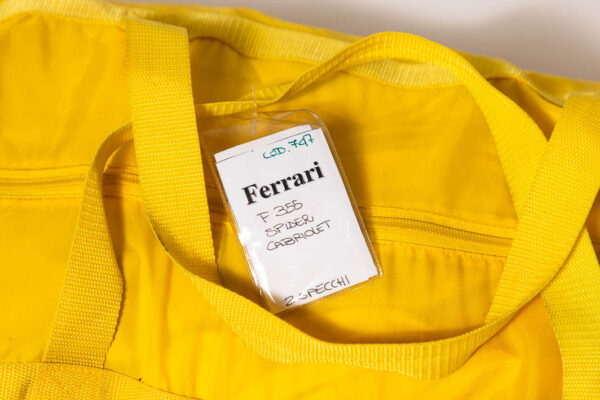 1995-99 Ferrari F355 Spider OEM Yellow Indoor Satin Car Cover