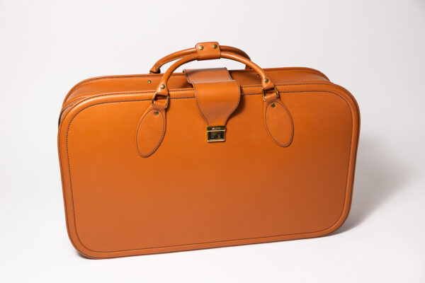 1992-97 Ferrari 456 GT Schedoni Tan Leather Suitcase