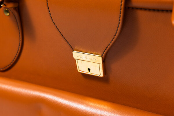1992-97 Ferrari 456 GT Schedoni Tan Leather Suitcase with Front Pocket
