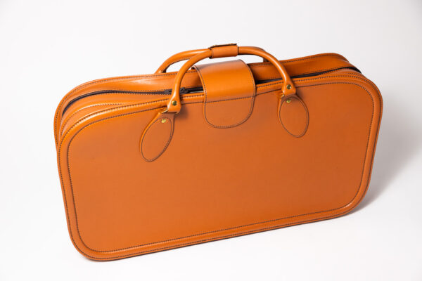 1992-97 Ferrari 456 GT Schedoni Tan Leather Suitcase with Front Pocket