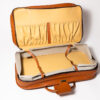 1992-97 Ferrari 456 GT Schedoni Tan Leather Suitcase with Front Pocket