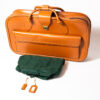 1992-97 Ferrari 456 GT Schedoni Tan Leather Suitcase with Front Pocket