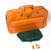 1992-97 Ferrari 456 GT Schedoni Tan Leather Suitcase with Front Pocket