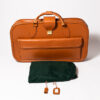 1992-97 Ferrari 456 GT Schedoni Tan Leather Suitcase with Front Pocket