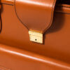 1992-97 Ferrari 456 GT Schedoni Tan Leather Suitcase with Front Pocket