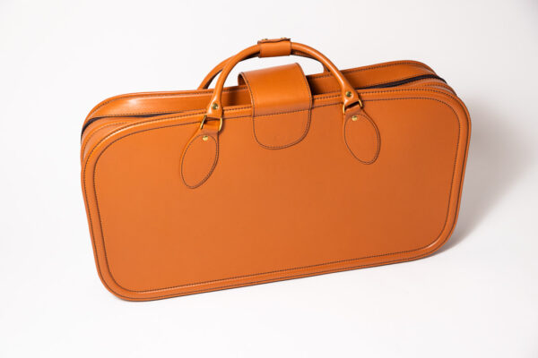1992-97 Ferrari 456 GT Schedoni Tan Leather Suitcase with Front Pocket