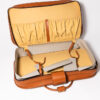 1992-97 Ferrari 456 GT Schedoni Tan Leather Suitcase with Front Pocket