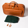 1992-97 Ferrari 456 GT Schedoni Tan Leather Suitcase with Front Pocket