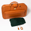1992-97 Ferrari 456 GT Schedoni Tan Leather Suitcase with Front Pocket