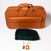 1992-97 Ferrari 456 GT Schedoni Tan Leather Suitcase with Front Pocket