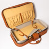 1992-97 Ferrari 456 GT Schedoni Tan Leather Suitcase with Front Pocket