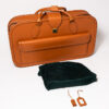 1992-97 Ferrari 456 GT Schedoni Tan Leather Suitcase with Front Pocket