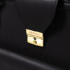 1992-97 Ferrari 456 GT Schedoni Black Leather Suitcase with Front Pocket