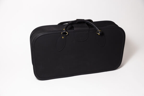 1992-97 Ferrari 456 GT Schedoni Black Leather Suitcase with Front Pocket