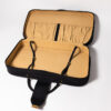 1992-97 Ferrari 456 GT Schedoni Black Leather Suitcase with Front Pocket