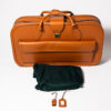 1992-97 Ferrari 456 GT Schedoni Tan Leather Suitcase with Front Pocket