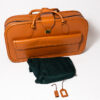 1992-97 Ferrari 456 GT Schedoni Tan Leather Suitcase with Front Pocket