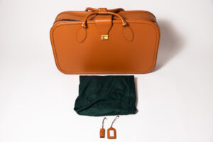 1992-97 Ferrari 456 GT Schedoni Tan Leather Suitcase