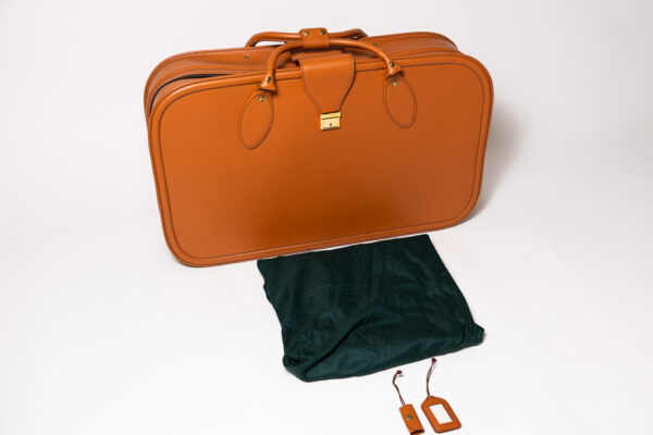 1992-97 Ferrari 456 GT Schedoni Tan Leather Suitcase