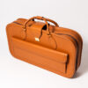 1992-97 Ferrari 456 GT Schedoni Tan Leather Suitcase with Front Pocket