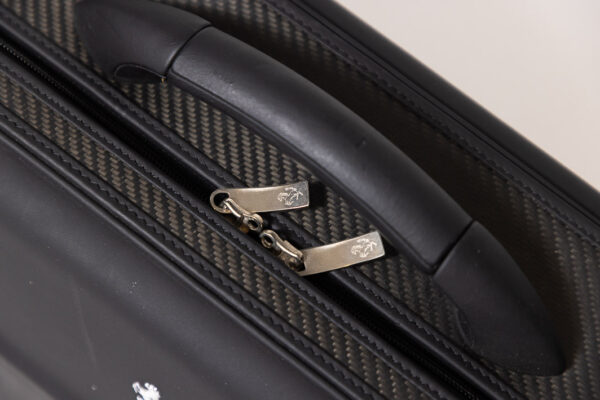 2005-09 Ferrari F430 3-Piece Black Schedoni Leather Luggage Set