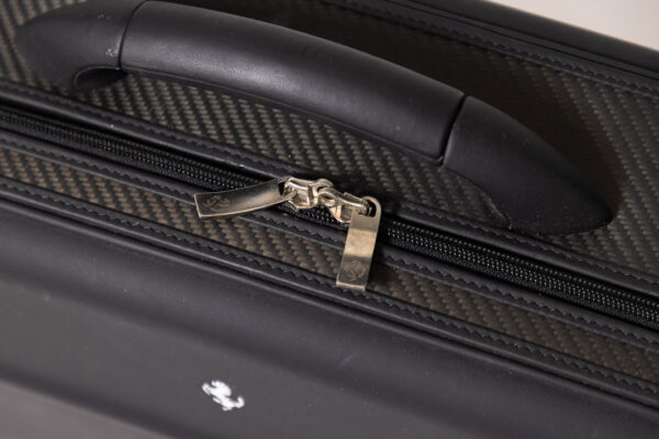 2005-09 Ferrari F430 3-Piece Black Schedoni Leather Luggage Set