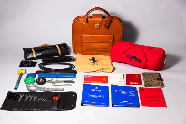 1984-87 Ferrari 288 GTO Complete Pouch Tool Kit Schedoni Luggage Car Cover Accessory Set