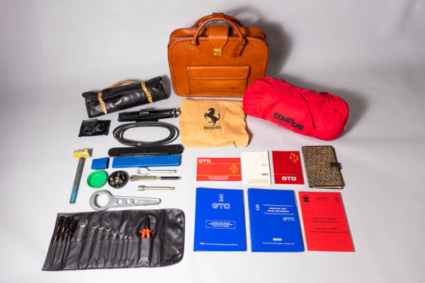 1984-87 Ferrari 288 GTO Complete Pouch Tool Kit Schedoni Luggage Car Cover Accessory Set