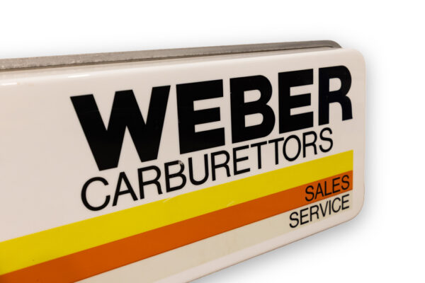 1970-80's Weber Carburettors Illuminated Workshop Sign 246 Dino Daytona 308