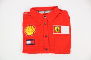 2000’s Ferrari Tommy Hilfiger F1 Team Shirt Size L Schumacher 1