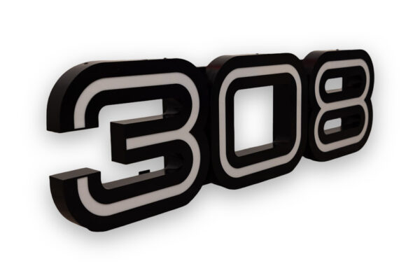 1975-85 Ferrari 308 Illuminated Dealership Showroom Sign GTB GTS Quattrovalvole