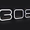 1975-85 Ferrari 308 Illuminated Dealership Showroom Sign GTB GTS Quattrovalvole